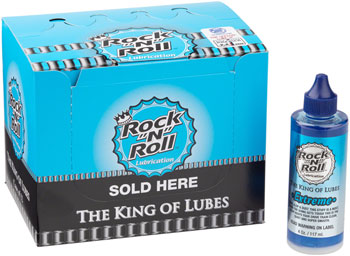 Rock-N-Roll Extreme Bike Chain Lube - 4oz, Drip, POP Box of 12 BOX Lube