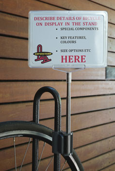 Willworx A5 Sign holder, 2 pack PAK Retail Store Fixture and Accessory