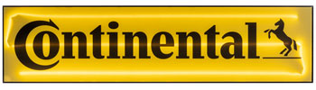 Continental Light Up Sign - 100% Acrylic EA Retail Store Fixture and Accessory