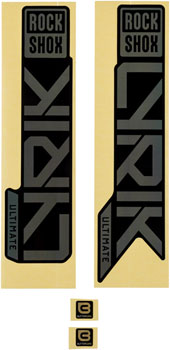 RockShox Fork Decal Kit - Lyrik Ultimate, 27.5"/29", Gloss Rainbow Foil For High Gloss Black (2023+) EA Sticker/Decal