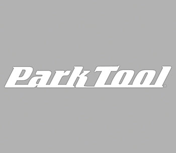 Park Tool DL-36W Horizontal Logo Decal, White EA Sticker/Decal