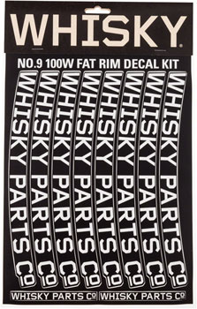 Whisky Parts Co. WHISKY 100w Rim Decal Kit for 2 Rims Light Gray EA Rim Part