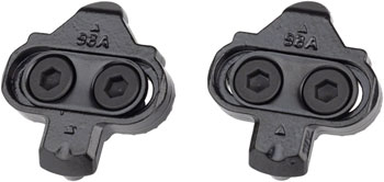 MSW SPD Compatible Cleats - 2-Bolt, 4 Degrees Float Black PAA Clipless Cleat