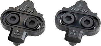 MSW SPD Compatible Cleats - 2-Bolt, Multi-Release Black PAA Clipless Cleat
