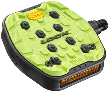 LOOK Geo Trail Grip Pedals - Platform, 9/16", Lime EA Pedals