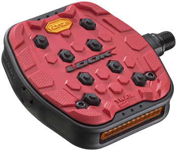 LOOK Geo Trail Grip Pedals - Platform, 9/16", Red EA Pedals