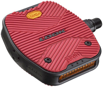 LOOK GeoCity Grip Pedals - Platform, 9/16", Red EA Pedals