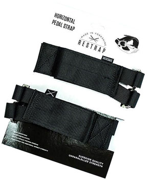 Restrap Horizontal Toe Straps - Black EA Toe Clip & Strap