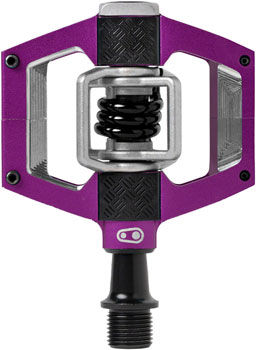 Crankbrothers Mallet Trail Pedals - Dual Sided Clipless with Platform, Aluminum, 9/16", Purple Purple/Black EA Pedals