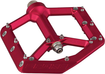 Spank Spike Pedals - Platform, Aluminum, 9/16", Red PAA Pedals