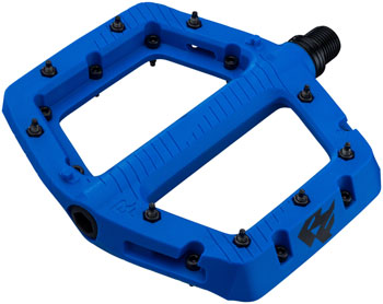 RaceFace Chester Pedals - Platform, Composite, 9/16", Large, Blue EA Pedals