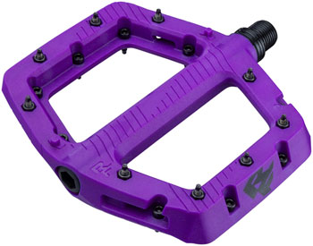 RaceFace Chester Pedals - Platform, Composite, 9/16", Large, Purple EA Pedals