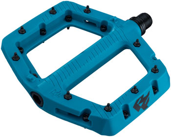 RaceFace Chester Pedals - Platform, Composite, 9/16", Large, Turquoise EA Pedals