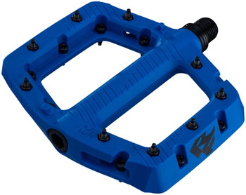 RaceFace Chester Pedals - Platform, Composite, 9/16", Small, Blue EA Pedals