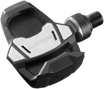 LOOK KEO Blade Carbon Ceramic Pedals - Single Sided Clipless, Chromoly, 9/16", Black, 53mm QF, 12Nm Black PAA Pedals