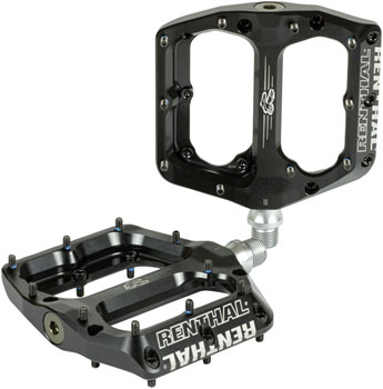 Renthal Revo-F Pedals - Platform, 9/16", Black PAA Pedals