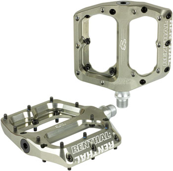 Renthal Revo-F Pedals - Platform, 9/16", Gold PAA Pedals