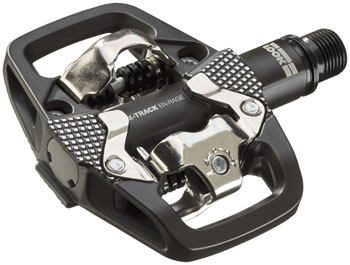 LOOK X-TRACK EN-RAGE Pedals - Dual Sided Clipless with Platform, Chromoly, 9/16", Black EA Pedals