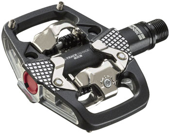 LOOK X-TRACK EN-RAGE PLUS Pedals - Dual Sided Clipless with Platform, Chromoly, 9/16", Black EA Pedals
