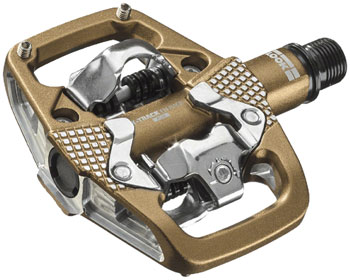 LOOK X-TRACK EN-RAGE PLUS Pedals - Dual Sided Clipless with Platform, Chromoly, 9/16", Bronze EA Pedals