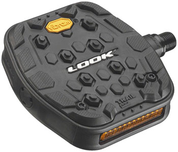 LOOK GEO TRAIL GRIP Pedals - Platform, Chromoly, 9/16, Black EA Pedals