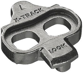 LOOK X-TRACK Cleat - Lateral Clip Out Silver EA Clipless Cleat