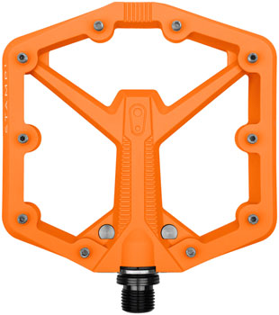 Crankbrothers Stamp 1 Gen 2 Pedals - Platform, Composite, 9/16", Orange, Large Orange PAA Pedals