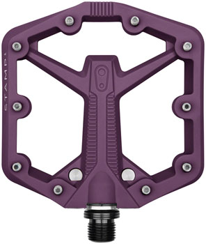 Crankbrothers Stamp 1 Gen 2 Pedals - Platform, Composite, 9/16", Purple, Small Purple PAA Pedals