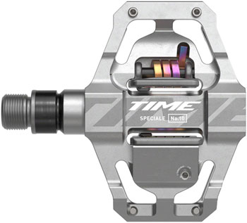 Time Speciale 10 Pedals - Dual Sided Clipless with Platform, Aluminum, 9/16", Raw, Small, B1 Raw PAA Pedals