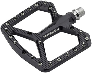 Wolf Tooth Ripsaw Aluminum Pedals - Platform, Aluminum, 9/16", Black PAA Pedals