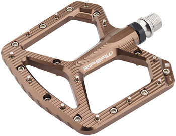 Wolf Tooth Ripsaw Aluminum Pedals - Platform, Aluminum, 9/16", Black, Espresso PAA Pedals