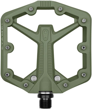 Crankbrothers Stamp 1 Gen 2 Pedals - Platform, Composite, 9/16", Green, Small Green EA Pedals