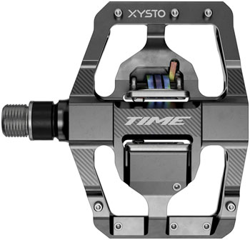 Time XYSTO Pedals - Dual Sided Clipless, Aluminum, 9/16", Gray, C1 Gray PAA Pedals