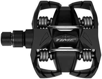 Time MX Pedals - Dual Sided Clipless with Platform, Aluminum, 9/16", Black, C1 Black PAA Pedals