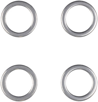 microSHIFT Pedal Washers - Stainless Steel, Set of 4 SET Pedal Washer