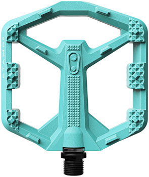 Crankbrothers Stamp 0 Pedals - Platform, Composite, 9/16", Turquoise, Small Turquoise PAA Pedals