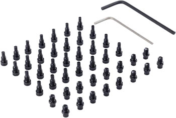 DMR Step Pins for Vault Pedals 44 Piece Set Black EA Pedal Small Part