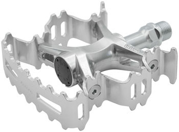MKS Aurora Pedals - Platform, Aluminum, 9/16", Silver PAA Pedals
