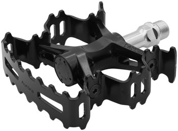 MKS Aurora Pedals - Platform, Aluminum, 9/16", Black PAA Pedals