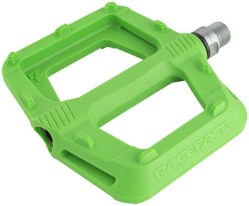 RaceFace Ride Pedals - Platform, Composite, 9/16", Green PAA Pedals