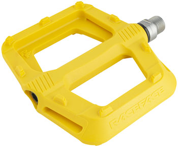 RaceFace Ride Pedals - Platform, Composite, 9/16", Yellow PAA Pedals