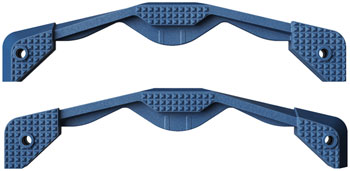 Crankbrothers Stamp Evo Bashguards - Small, Blue EA Pedal Small Part