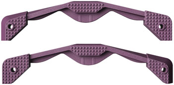 Crankbrothers Stamp Evo Bashguards - Small, Purple EA Pedal Small Part