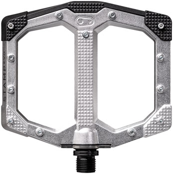 Crankbrothers Stamp Evo Pedals - Platform, Aluminum, 9/16", Silver, Small Silver EA Pedals