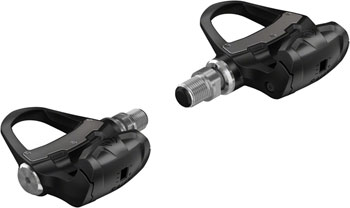Garmin Rally RS200 Power Meter Pedals - Single Sided Clipless, Composite, 9/16", Black, Pair, Dual-Sensing, Shimano SPD-SL Black PAA Pedals