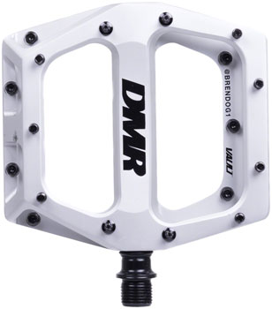 DMR Vault Pedals - Platform, Aluminum, 9/16", White, Brendog Edition Brendog Ice PAA Pedals