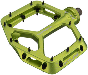 RaceFace Atlas Pedals - Platform, Aluminum, 9/16", Green PAA Pedals