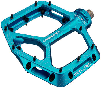 RaceFace Atlas Pedals - Platform, Aluminum, 9/16", Turquoise PAA Pedals