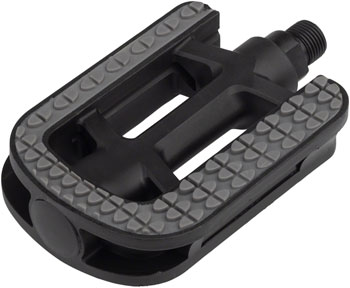 Dimension City Pedals - Platform, Plastic, 9/16", Gray/Black PAA Pedals