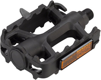 Dimension Mountain Basic Heavy-Duty Pedals - Platform, Plastic, 9/16", Black PAA Pedals